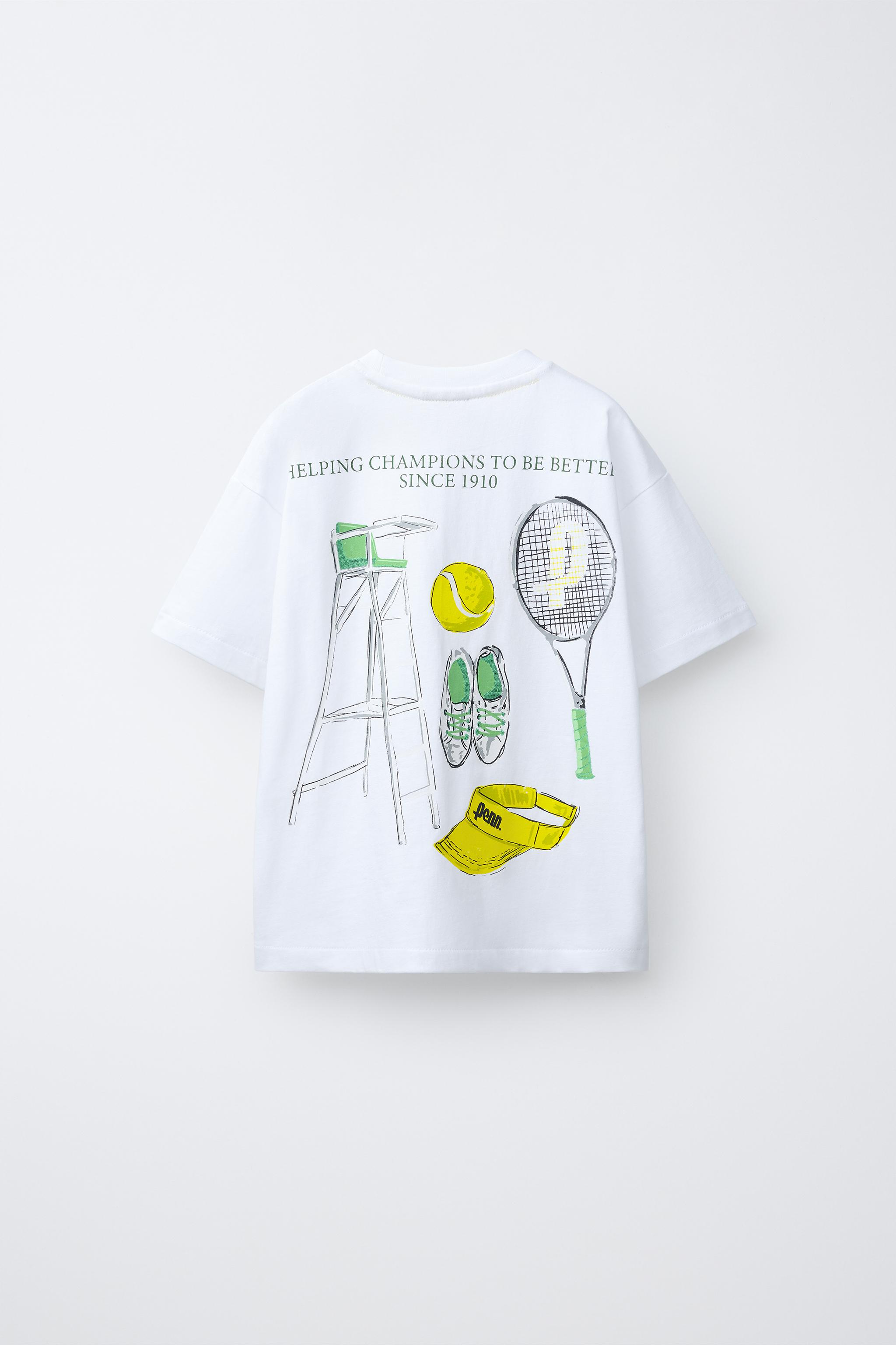 PENN © RACKET PRINT T-SHIRT
